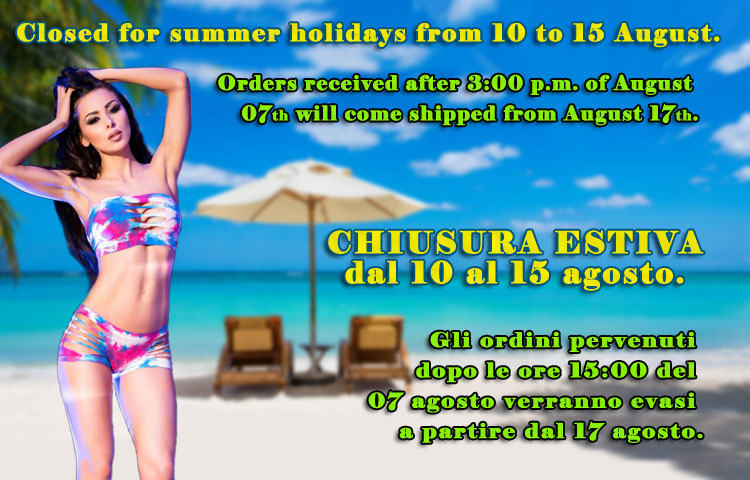CHIUSURA ESTIVA CHIUSURA ESTIVA