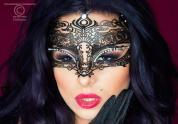 CHILIROSE: maschera filigranata con strass. Mod. 3807