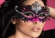 CHILIROSE: maschera filigranata con strass. Mod. 3993