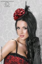 CHILIROSE - hair accessory with satin rosebuds