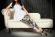 CHILIROSE: leggings with snakeskin pattern pink/black.