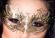 CHILIROSE: maschera filigranata con strass. Mod. 3806