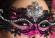 CHILIROSE: maschera filigranata con strass. Mod. 3993