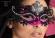 CHILIROSE: maschera filigranata con strass. Mod. 3993