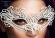 CHILIROSE: maschera filigranata con strass. Mod. 3995