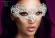 CHILIROSE: maschera filigranata con strass. Mod. 3995