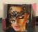 CHILIROSE: maschera filigranata con strass. Mod. 3704