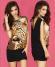 CHILIROSE: miniabito con stampa leopardo. 2 colori