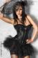 CHILIROSE: Bustino + tanga DARK ANGEL.