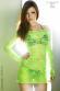 CHILIROSE Lingerie: chemise in pizzo a maniche lunghe.