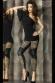CHILIROSE: leggings neri con inserti leopardati.