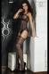 CHILIROSE: catsuit traforata con ricami e lavorazioni.