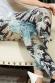 CHILIROSE: leggings with snakeskin pattern blue/black.