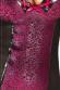 Chemise in microrete e velluto con bordi in vinile.