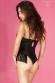 CHILIROSE: body senza coppe con frange e ciondolo.