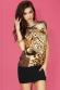 CHILIROSE: miniabito con stampa leopardo. 2 colori