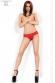 Slip alla brasiliana in pizzo. Rosso