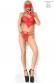 CHILIROSE Lingerie: body set 3 pezzi. Rosso
