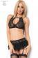 CHILIROSE: intimo set 3 pezzi. Nero.