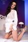 CHILIROSE: vestaglia ricamata con tanga. Bianco