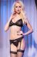 Set 3 pezzi in pizzo e tulle.