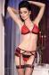 CHILIROSE: completo intimo 3 pz. con cuoricini.