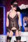 CHILIROSE: Guepiere in tulle e pizzo 4 pz.