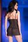 Babydoll in microrete con volants.
