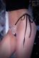 CHILIROSE: perizoma con bijoux farfalla.