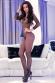 Catsuit a rete con maniche lunghe.