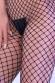 Collants neri a rete media, 1 classico e 1 con lurex. 2 Paia.