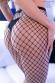 Collants neri a rete media, 1 classico e 1 con lurex. 2 Paia.