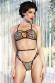 Bikini 2 pezzi leopardato con strass.