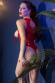 Body in vinile senza coppe aperto al cavallo. Rosso