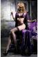 CHILIROSE: vestaglia in tulle con pizzo.