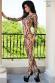 Bodystocking velato color pelle.