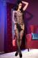 CHILIROSE: catsuit effetto reggicalze con cuori.