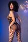 Catsuit ricamata effetto body.
